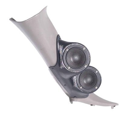 A-Pillar Custom Speaker Pods for the 2000-2006 Cadillac Escalade Chevrolet Avalanche Silverado Tahoe Suburban GMC Sierra Yukon to hold Dual 3.5 in speakers for car audio installation upgrade