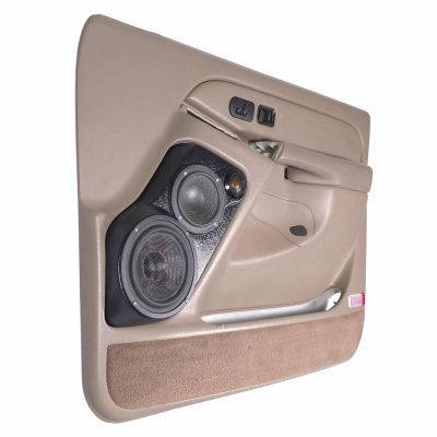 Front Door Custom Speaker Pods for the 2000-2006 Cadillac Escalade Chevrolet Avalanche Silverado Tahoe Suburban GMC Sierra Yukon to hold 6.5 in and 4.0 in and 2.0 in speakers for car audio installation upgrade
