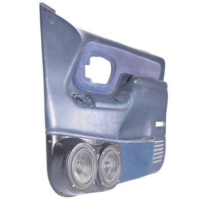 Front Door Custom Speaker Pods for the 1995-1999 Cadillac Escalade Chevrolet Silverado Suburban Tahoe GMC Sierra Yukon to hold Dual 6.5 in speakers for car audio installation upgrade