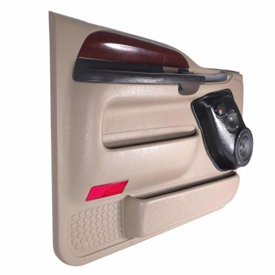 Front Door Custom Speaker Pods for the 1999-2007 Ford Excursion F-250F-350 to hold 6.5 in and 3.5 in and 2.0 in speakers for car audio installation upgrade