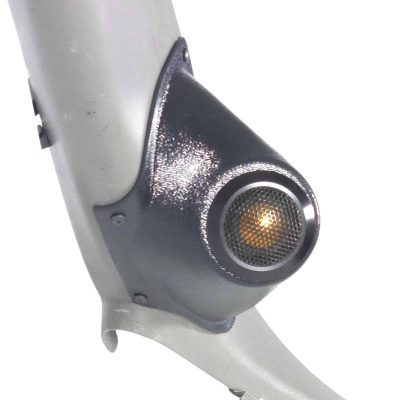 A-Pillar Custom Speaker Pods for the 2000-2006 Cadillac Escalade Chevrolet Avalanche Silverado Tahoe Suburban GMC Sierra Yukon to hold 2.0 in speakers for car audio installation upgrade