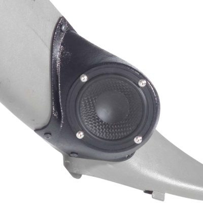 A-Pillar Custom Speaker Pods for the 2000-2006 Cadillac Escalade Chevrolet Avalanche Silverado Tahoe Suburban GMC Sierra Yukon to hold 3.5 in speakers for car audio installation upgrade