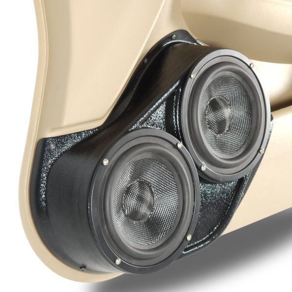 left ortho Speaker Upgrade for the Front Door of your 2003-2007 Honda Accord Sedan. Easy installation of a Dual 6.5" Midrange for the most powerful car stereo possible.