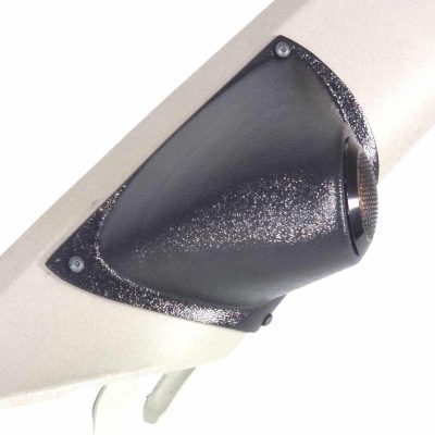 A-Pillar Custom Speaker Pods for the 2007-2009 Cadillac Escalade Chevrolet Avalanche Tahoe Silverado Suburban GMC Yukon Sierra to hold 2.0 in speakers for car audio installation upgrade