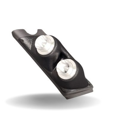 A-Pillar Custom Speaker Pods for the 2007-2010 Jeep Wrangler to hold Dual 2.0 in speakers for car audio installation upgrade