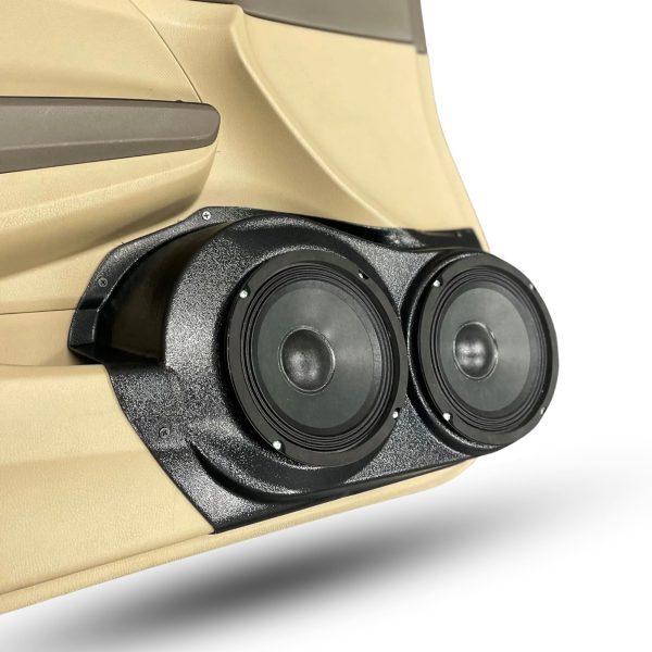 left ortho Speaker Upgrade for the Front Door of your 2008-2012 Honda Accord Sedan. Easy installation of a Dual 6.5" Midrange for the most powerful car stereo possible.