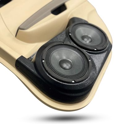 Rear Door Custom Speaker Pods for the 2008-2012 Honda Accord to hold Dual 6.5 in speakers for car audio installation upgrade