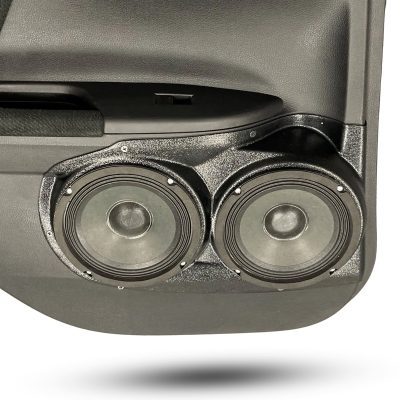 left ortho Speaker Upgrade for the Rear Door of your 2013-2017 Honda Accord Sedan. Easy installation of a Dual 6.5" Midrange for the most powerful car stereo possible.