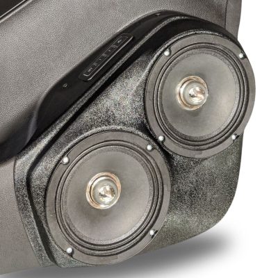 Front Door Custom Speaker Pods for the 2015-2020 Chevrolet Suburban Chevrolet Tahoe GMC Yukon to hold Dual 6.5 in speakers for car audio installation upgrade