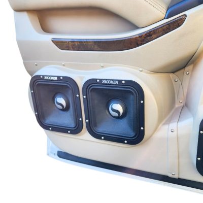 Rear Door Custom Speaker Pods for the 2015-2020 Cadillac EscaladeESV Chevrolet Suburban GMC YukonXL to hold Dual 7.0 in speakers for car audio installation upgrade
