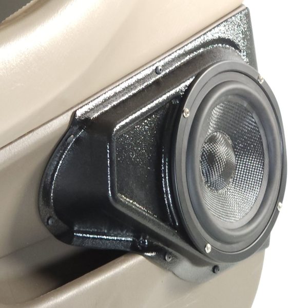 left ortho Speaker Upgrade for the Rear Door of your 1998-2002 Honda Accord Sedan. Easy installation of a Single 6.5" Midrange for the most powerful car stereo possible.