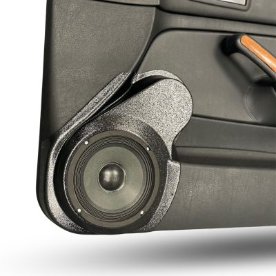 Front Door Custom Speaker Pods for the 1999-2004 Volkswagen Jetta to hold 6.5 in speakers for car audio installation upgrade