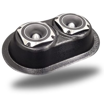 Universal Custom Speaker Pods for the Universal Universal,SelectYourVehicle Universal to hold Dual 3.5 in speakers for car audio installation upgrade