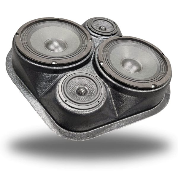 Universal Custom Speaker Pods for the Universal Universal,SelectYourVehicle Universal to hold Dual 6.5 in and Dual 3.5 in  speakers for car audio installation upgrade