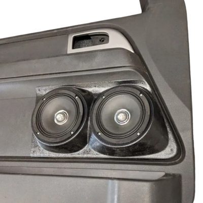 Front Door Custom Speaker Pods for the 2007-2017 Ford Expedition to hold Dual 6.5 in speakers for car audio installation upgrade