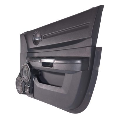 Front Door Custom Speaker Pods for the 2008-2010 Dodge Charger to hold Dual 6.5 in and 3.5 in speakers for car audio installation upgrade