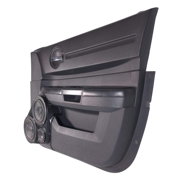 Front Door Custom Speaker Pods for the 2008-2010 Dodge Charger to hold Dual 6.5 in and 3.5 in speakers for car audio installation upgrade