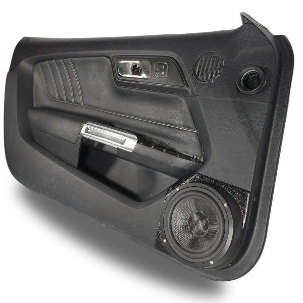 right full Speaker Upgrade for the Front Door of your 2015-2023 Ford Mustang. Easy installation of a Single 6.5" Midrange for the most powerful car stereo possible.