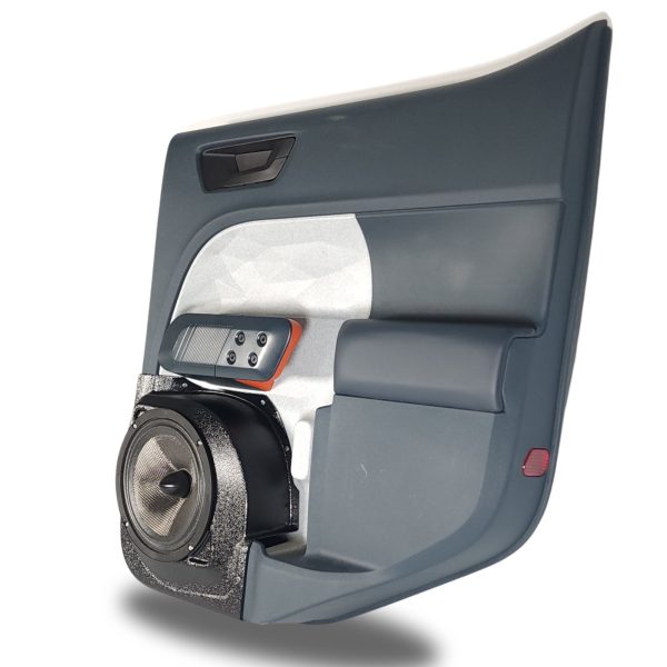 right full Speaker Upgrade for the Rear Door of your 2022-2024 Ford Maverick. Easy installation of a Single 8" Midrange for the most powerful car stereo possible.