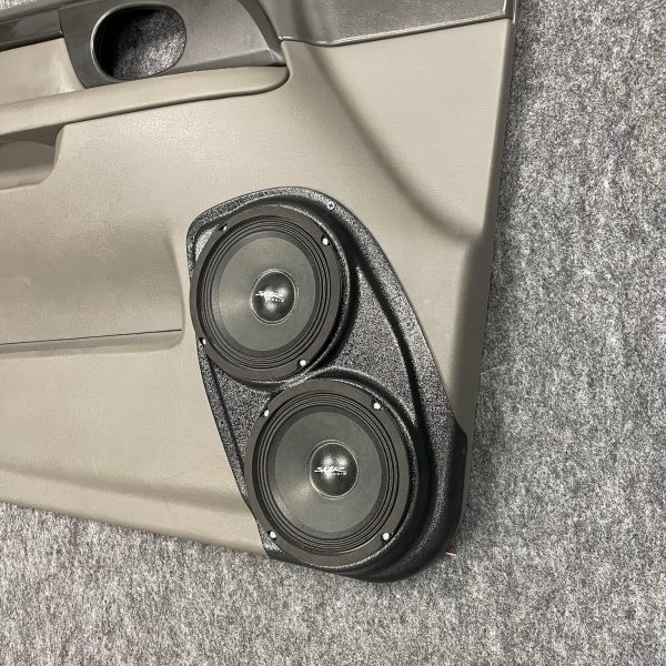 right ortho Speaker Upgrade for the Front Door of your 2002-2008 GMC Envoy, Isuzu Ascender. Easy installation of a Dual 6.5" Midrange for the most powerful car stereo possible.