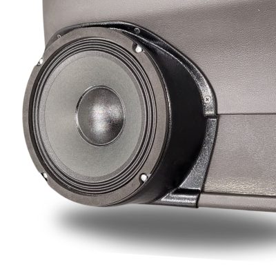 Rear Door Custom Speaker Pods for the 2003-2008 Ford CrownVictoria Mercury GrandMarquis Marauder to hold 8.0 in speakers for car audio installation upgrade