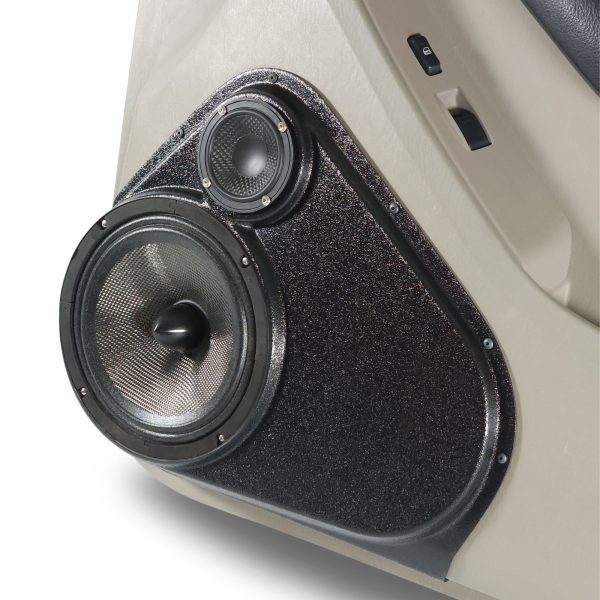 right ortho Speaker Upgrade for the Front Door of your 2003-2009 Toyota 4Runner. Easy installation of a 8" and 3.5" Super Tweeter for the most powerful car stereo possible.