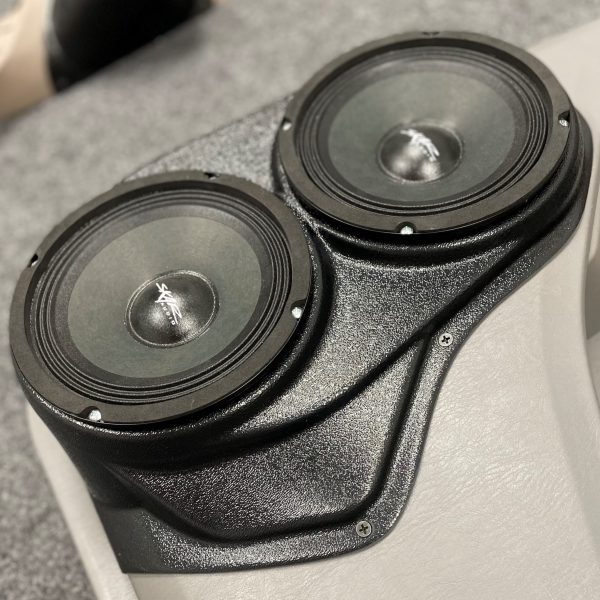 right ortho Speaker Upgrade for the Rear Door of your 2003-2009 Toyota 4Runner. Easy installation of a Dual 6.5" Midrange for the most powerful car stereo possible.