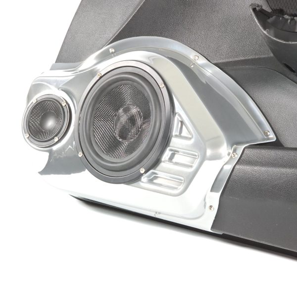 right ortho Speaker Upgrade for the Front Door of your 2006-2011 Honda Civic Coupe. Easy installation of a 6.5" and 3.5" Midrange or Tweeter for the most powerful car stereo possible.