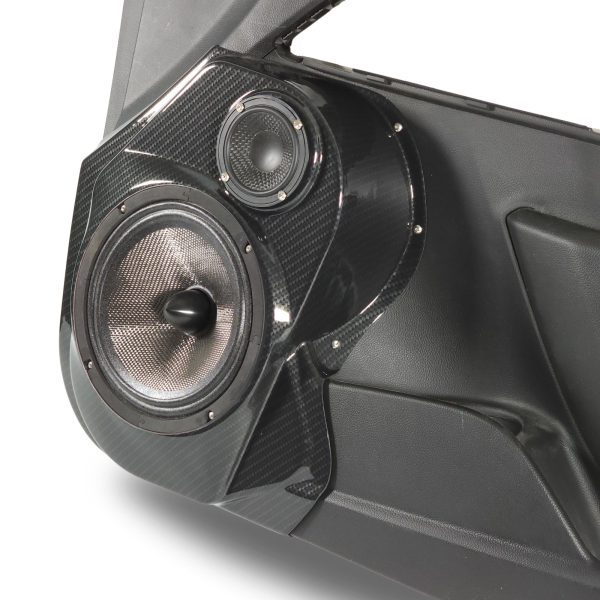 right ortho Speaker Upgrade for the Front Door of your 2015-2022 Chevrolet Colorado, GMC Canyon. Easy installation of a 8" and 3.5" Super Tweeter for the most powerful car stereo possible.