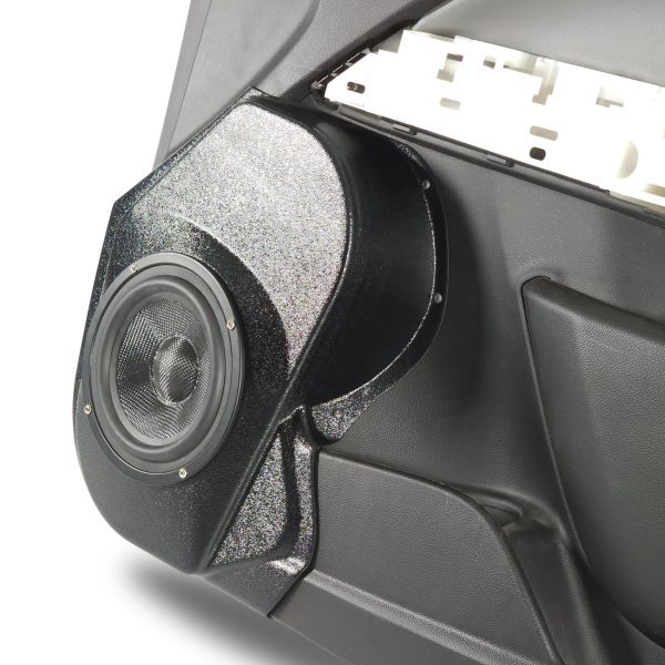 right ortho Speaker Upgrade for the Front Door of your 2015-2022 Chevrolet Colorado, GMC Canyon. Easy installation of a Single 6.5" Midrange for the most powerful car stereo possible.