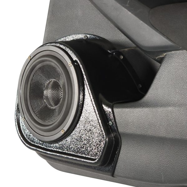 right ortho Speaker Upgrade for the Rear Door of your 2021-2024 Honda Civic. Easy installation of a Single 6.5" Midrange for the most powerful car stereo possible.