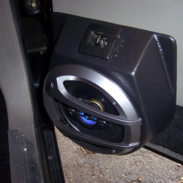 Rear Door Custom Speaker Pods for the 1992-1996 Chevrolet Caprice Impala to hold 6.5 in speakers for car audio installation upgrade