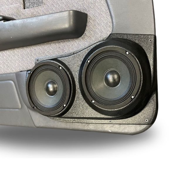 right ortho Speaker Upgrade for the Front Door of your 1996-2000 Toyota Tacoma. Easy installation of a Dual 6.5" Midrange for the most powerful car stereo possible.