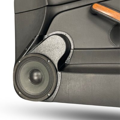 Front Door Custom Speaker Pods for the 1999-2004 Volkswagen Jetta to hold 8.0 in speakers for car audio installation upgrade
