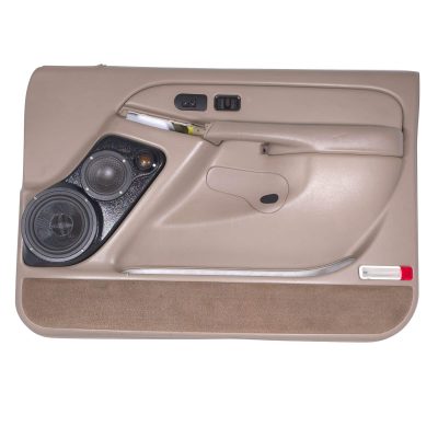 Front Door Custom Speaker Pods for the 2000-2006 Cadillac Escalade Chevrolet Avalanche Silverado Tahoe Suburban GMC Sierra Yukon to hold 6.5 in and 4.0 in and 2.0 in speakers for car audio installation upgrade