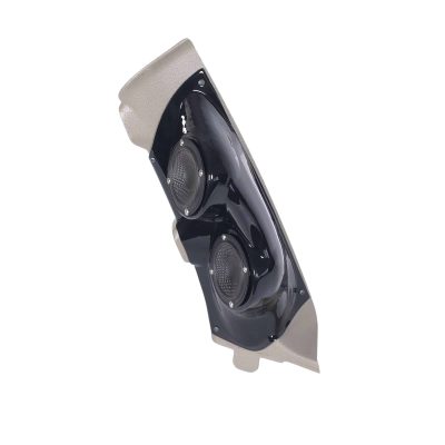 A-Pillar Custom Speaker Pods for the 2003-2007 Hummer H2 to hold Dual 3.5 in speakers for car audio installation upgrade