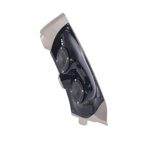 A-Pillar Custom Speaker Pods for the 2003-2007 Hummer H2 to hold Dual 3.5 in speakers for car audio installation upgrade