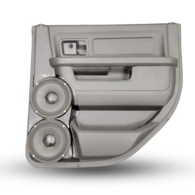 Rear Door Custom Speaker Pods for the 2009-2018 Dodge Ram to hold Dual 8.0 in speakers for car audio installation upgrade