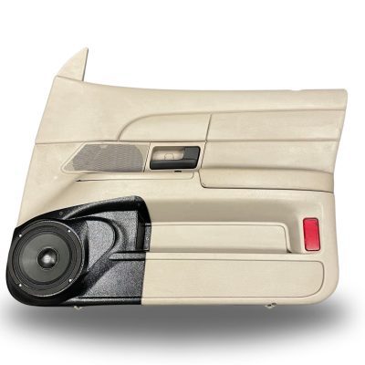 Front Door Custom Speaker Pods for the 2009-2012 Ford CrownVictoria Mercury GrandMarquis to hold 6.5 in speakers for car audio installation upgrade