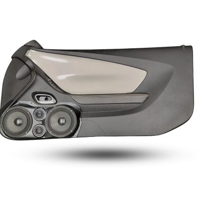 Front Door Custom Speaker Pods for the 2010-2015 Chevrolet Camaro to hold Dual 6.5 in and Dual 2.0 in speakers for car audio installation upgrade