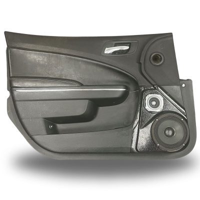 Front Door Custom Speaker Pods for the 2011-2023 Chrysler 300C Dodge Charger to hold 6.5 in and 3.5 in speakers for car audio installation upgrade