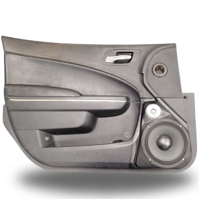 Front Door Custom Speaker Pods for the 2011-2023 Chrysler 300C Dodge Charger to hold 8.0 in and 2.0 in speakers for car audio installation upgrade