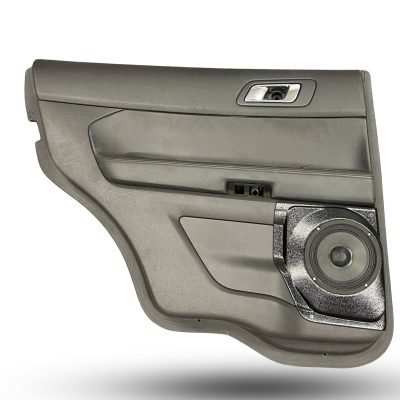Rear Door Custom Speaker Pods for the 2011-2015 Ford Explorer to hold 6.5 in speakers for car audio installation upgrade