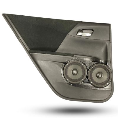top center Speaker Upgrade for the Rear Door of your 2013-2017 Honda Accord Sedan. Easy installation of a Dual 6.5" Midrange for the most powerful car stereo possible.
