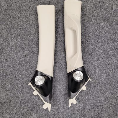 A-Pillar Custom Speaker Pods for the 2015-2022 Chevrolet Colorado GMC Canyon to hold 2.0 in speakers for car audio installation upgrade