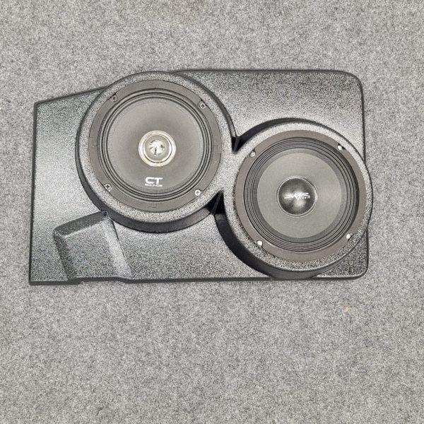 top center Speaker Upgrade for the Rear Deck of your 1992-1996 Chevrolet Caprice, Impala SS. Easy installation of a Dual 6.5" Midrange for the most powerful car stereo possible.