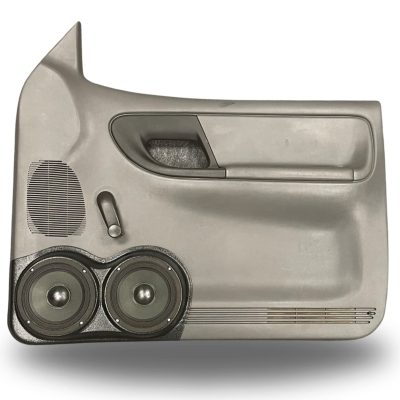 Front Door Custom Speaker Pods for the 1998-2012 Ford Ranger Mazda B-Series to hold Dual 6.5 in speakers for car audio installation upgrade
