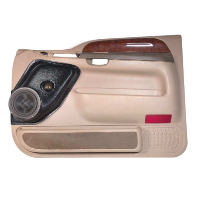 Front Door Custom Speaker Pods for the 1999-2007 Ford Excursion F-250F-350 to hold 6.5 in and 2.0 in speakers for car audio installation upgrade